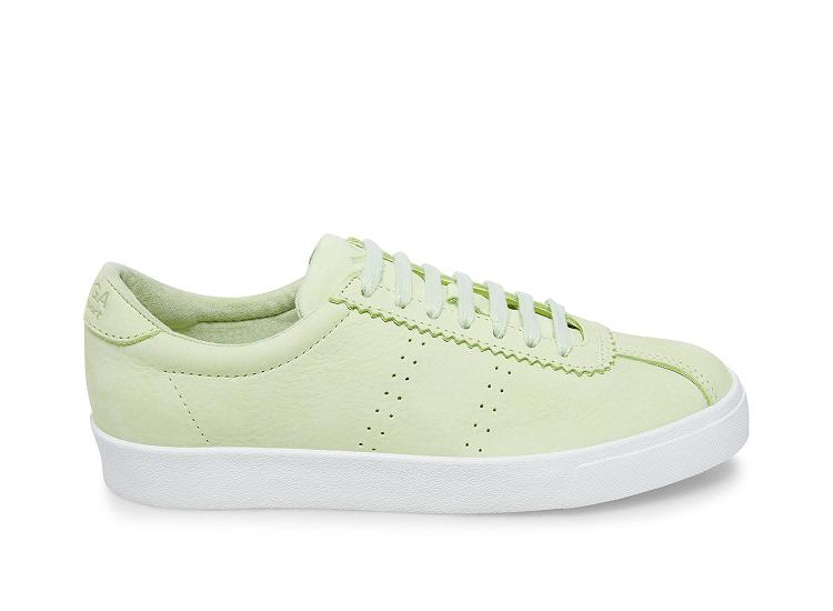 Superga 2843 Clubs Nbkleaw Light Green - Womens Superga Lace Up Shoes